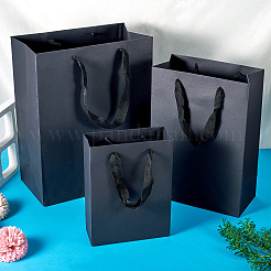 15 Stück rechteckige Geschenk-Aufbewahrungstaschen aus Papier in 3 Größen mit Griff&nbsp;ABAG-TA0001-73B