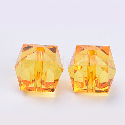 Perles en acrylique transparente&nbsp;TACR-Q259-10mm-V24