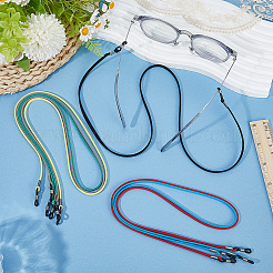 6 tour de cou en faux daim 6 couleurs pour lunettes&nbsp;AJEW-CL0001-48A