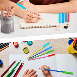 4 capuchon de crayon en silicone de 4 styles&nbsp;AJEW-GF0011-51B