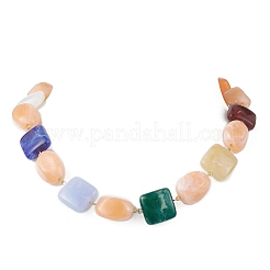 Quadratische Armbänder und Halsketten-Sets aus Acrylperlen&nbsp;SJEW-JS01346