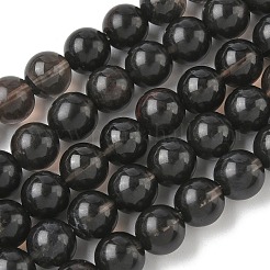 Natürliche Eis Obsidian Perlen Stränge&nbsp;G-P590-A03-10mm-03
