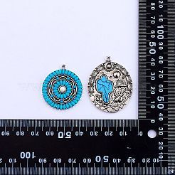 12pcs 6 Arten synthetische Türkisanhänger&nbsp;FIND-SZ0005-73