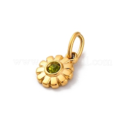 Colgantes de rhinestone de acero inoxidable 304&nbsp;STAS-M110-30G