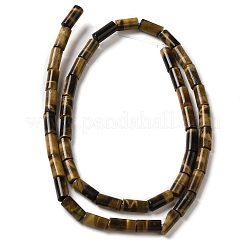 Fili di perline di occhio di tigre naturale&nbsp;G-B091-A14-01
