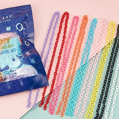 Chaînes de câble en plastique ABS à 36 brin et 9 couleurs&nbsp;KY-SC0001-56