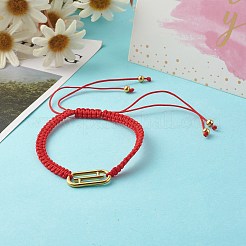 Pulseras de cuentas trenzadas de hilo de nylon ajustable&nbsp;BJEW-JB06482-01