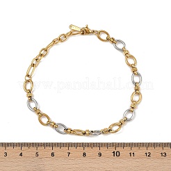 304 Edelstahl-Kabelkettenarmbänder für Damen&nbsp;BJEW-K279-04GP