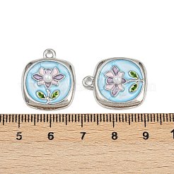 Emaille Anhänger Legierung&nbsp;PALLOY-P311-01A-P