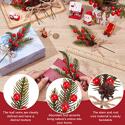 40 x Weihnachtseisen und künstliche Tannennadeln für Haustiere.&nbsp;AJEW-GO0004-36