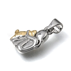 Messing Anhänger & Charms&nbsp;KK-E802-38GP