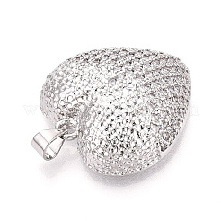 Messing micro pave klare zirkonia anhänger&nbsp;KK-N268-52P