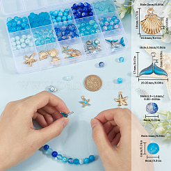 Kit de accesorios para hacer joyas de la serie Ocean DIY&nbsp;DIY-SC0027-93