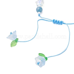 Braccialetti di perline intrecciate di perle di quarzo naturale&nbsp;BJEW-MZ00167-04