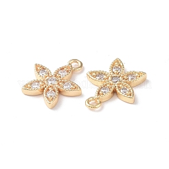 Pendentifs avec zircon cubiques à micro-pavés en laiton&nbsp;KK-I702-21G
