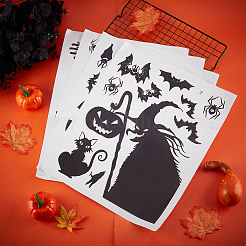 Décorations autocollantes auto-adhésives en plastique pvc imperméable à l'eau sur le thème d'halloween&nbsp;DIY-WH0304-173