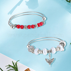 6 pièce de fabrication de bracelets manchettes en acier inoxydable 304&nbsp;MAK-BBC0001-21P