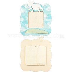 Cadres photo en bois naturel non finis&nbsp;WOOD-NB0001-53
