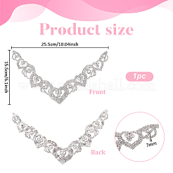 1 Stück Ornamentzubehör aus Messing und Strass&nbsp;FIND-FG0005-37