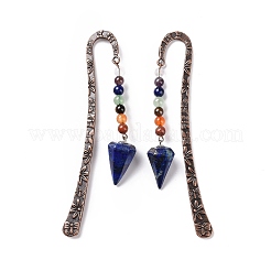 Marque page en lapis lazuli naturel&nbsp;AJEW-C025-01E