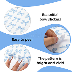 Bowknot-PP-Aufkleber&nbsp;DIY-WH20007-281A