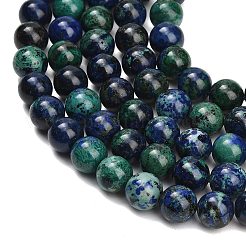 Fili di perle di azzurrite naturale&nbsp;G-G475-A04-10mm