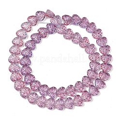 Chapelets de perles en verre transparente  &nbsp;GLAA-H038-01D