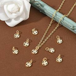 Pendentifs en laiton Shegrace sertis de micro-pavés de zircone cubique&nbsp;XGR-Q3D455-504G