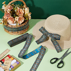 Polyesterband mit Blumenmuster im ethnischen Stil&nbsp;OCOR-WH0078-392