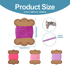 100 m de fil nylon 4 couleurs&nbsp;NWIR-CW0001-01