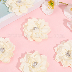 Ornamentzubehör aus Polyester und Strass&nbsp;DIY-WH20063-015C