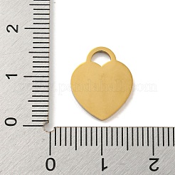 26 pz placcatura ionica (ip) ciondoli in acciaio inossidabile 304&nbsp;FIND-M017-01G