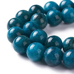 Natürliche weiße Jade Nachahmung Apatit Perlen Stränge&nbsp;G-I299-F10-10mm