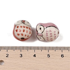 Handgemachte Porzellan Perlen gedruckt&nbsp;PORC-E015-09L