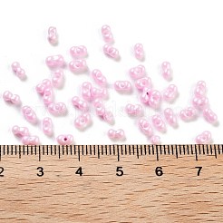 Cuentas de semillas de vidrio de colores opacos&nbsp;SEED-A033-06L