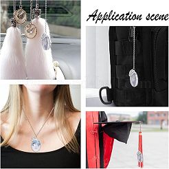 DIY-Set zur Herstellung einer ovalen Halskette mit Fotoanhänger&nbsp;DIY-FH0004-62