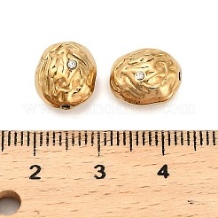 304 Edelstahl Kristall Strass Perle&nbsp;STAS-U047-04G