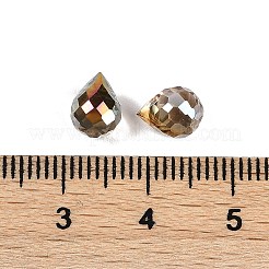 Perles en verre electroplate&nbsp;EGLA-C008-01A-HR03