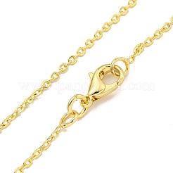 Messing-Kettenhalsketten für Damen&nbsp;NJEW-G084-16LG