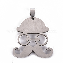 201 pendentifs en acier inoxydable émaillé&nbsp;STAS-S110-076C