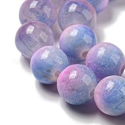 Chapelets de perles en jade blanc naturel teinté&nbsp;G-F764-02E