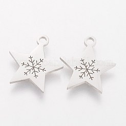 Anlaufgeschützte Charms aus Edelstahl 201&nbsp;STAS-Q201-T483