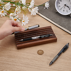 Porte-stylo rectangulaire en bois&nbsp;AJEW-WH0561-008A