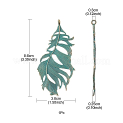 Pendente in lega stile tibetano&nbsp;PALLOY-YW0001-36