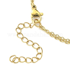 Ionenplattierung (IP) 304 Edelstahl Makramee-Beutel leerer Steinhalter für die Herstellung von Gliederarmbändern&nbsp;BJEW-JB09559