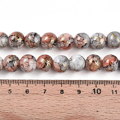 Perline di vetro vernice cottura fili&nbsp;X-DGLA-N003-10mm-B05