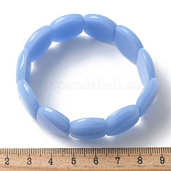 Bracciali elastici con perline lavorate a lume fatti a mano per uomo e donna&nbsp;BJEW-G738-01B-11