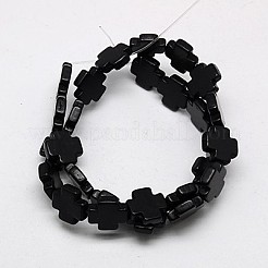 Kunsttürkisfarbenen Perlen Stränge&nbsp;TURQ-G118-15x15mm-07