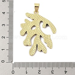 Pendenti smaltati in ottone placcato a cremagliera&nbsp;KK-Z074-12G