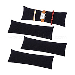 Langes Schmuckkissen aus Leinenstoff zur Präsentation von Armbändern&nbsp;AJEW-WH0007-56